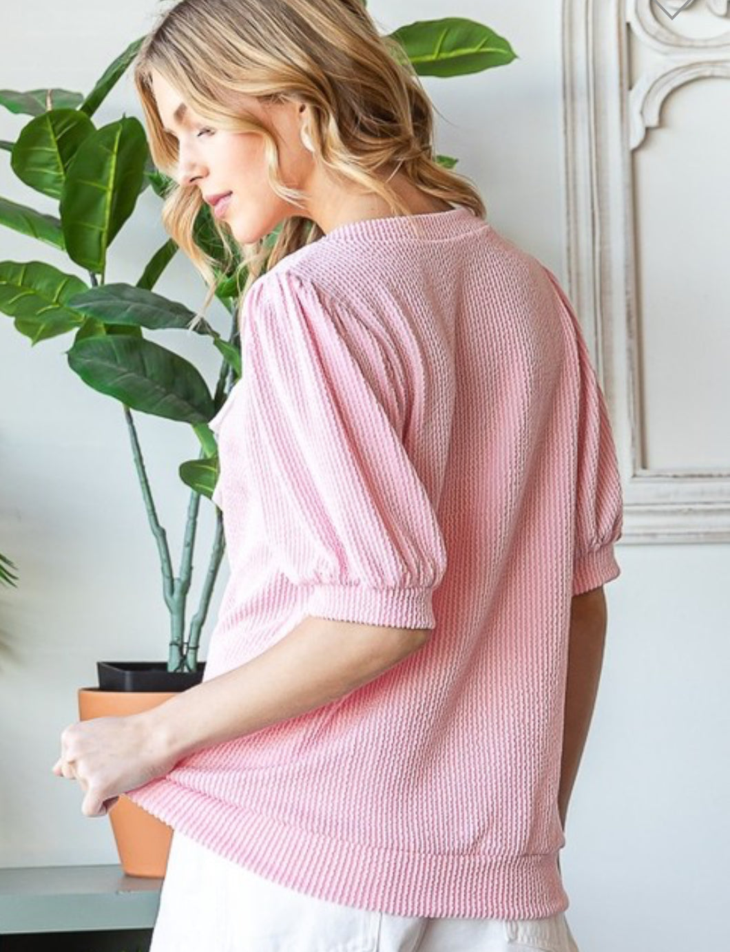 Pink Bow Top