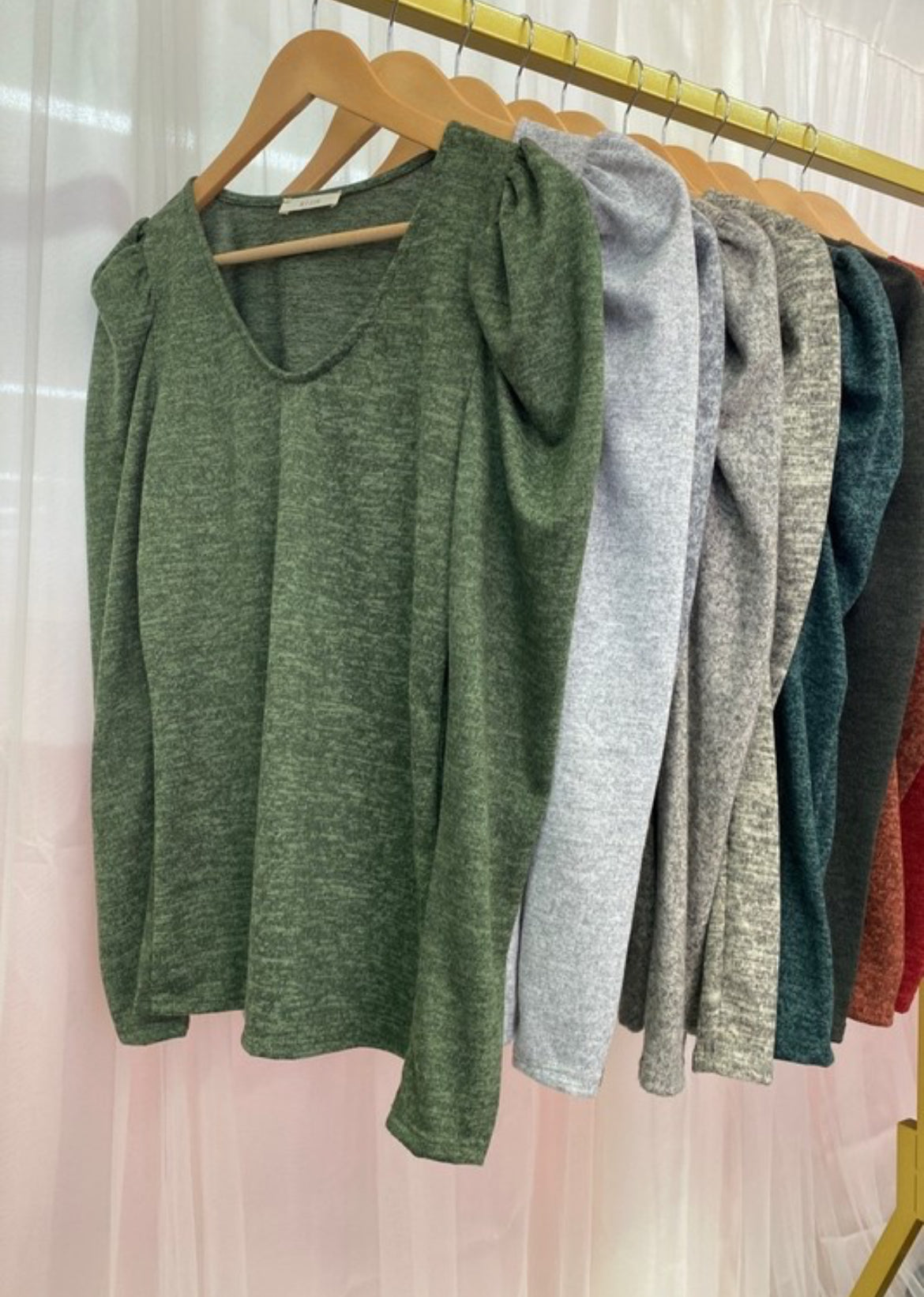 Green Heather Sweater