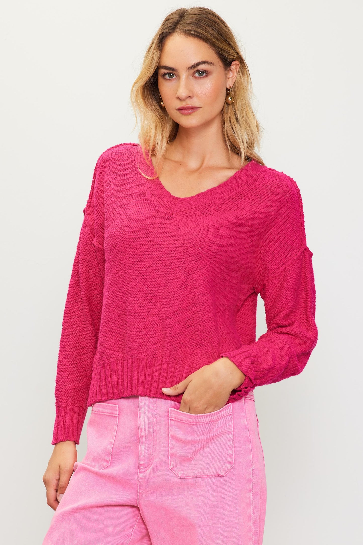 Peony Pink Sweater