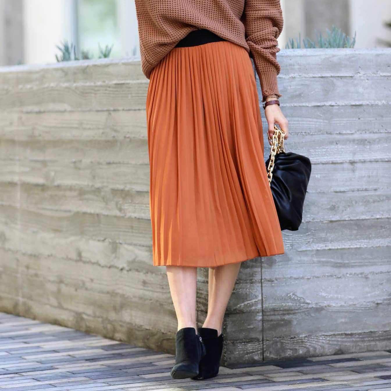 Chiffon Pleated Skirt