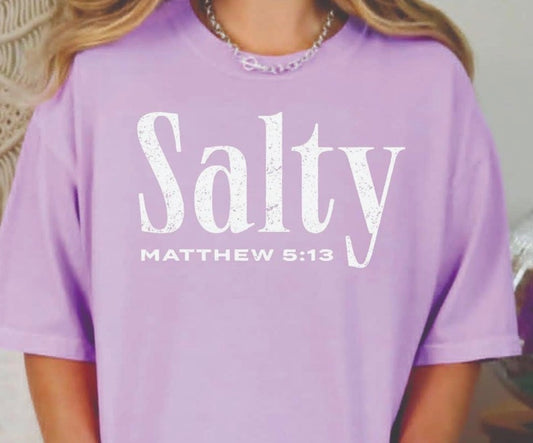 Lilac Salt & Light Christian T-Shirts (2 Styles!)
