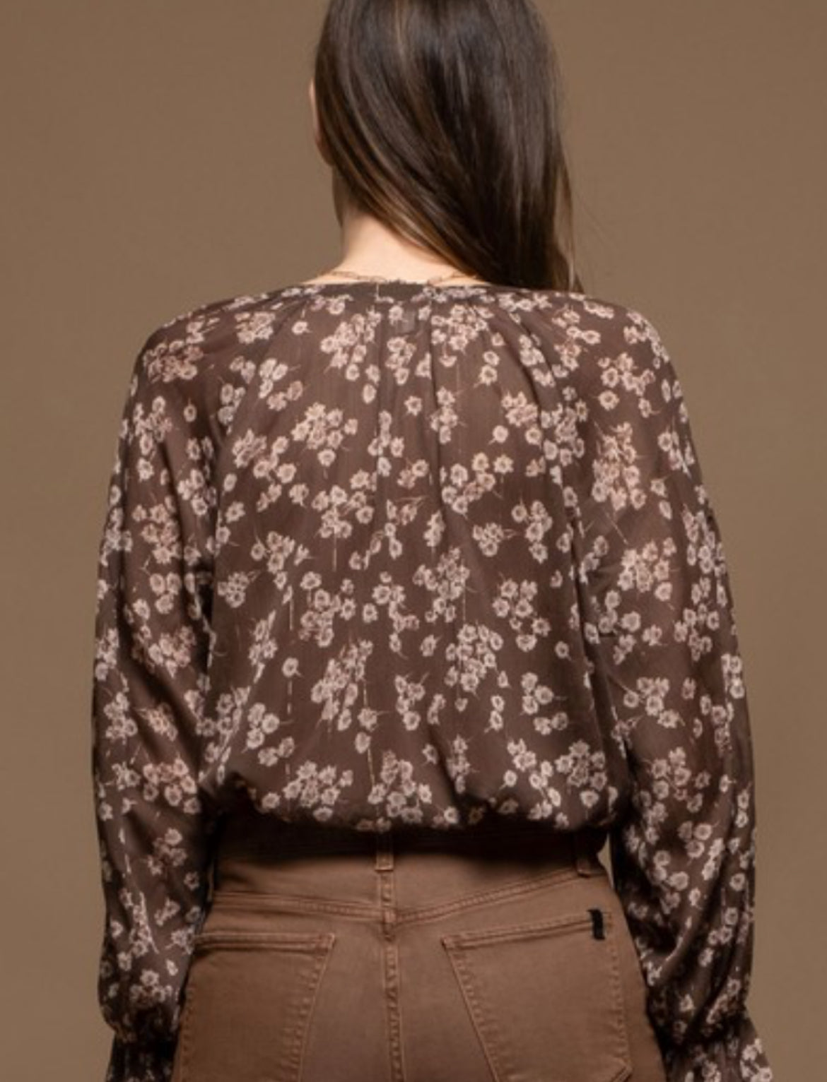 Cocoa Blossoms Blouse