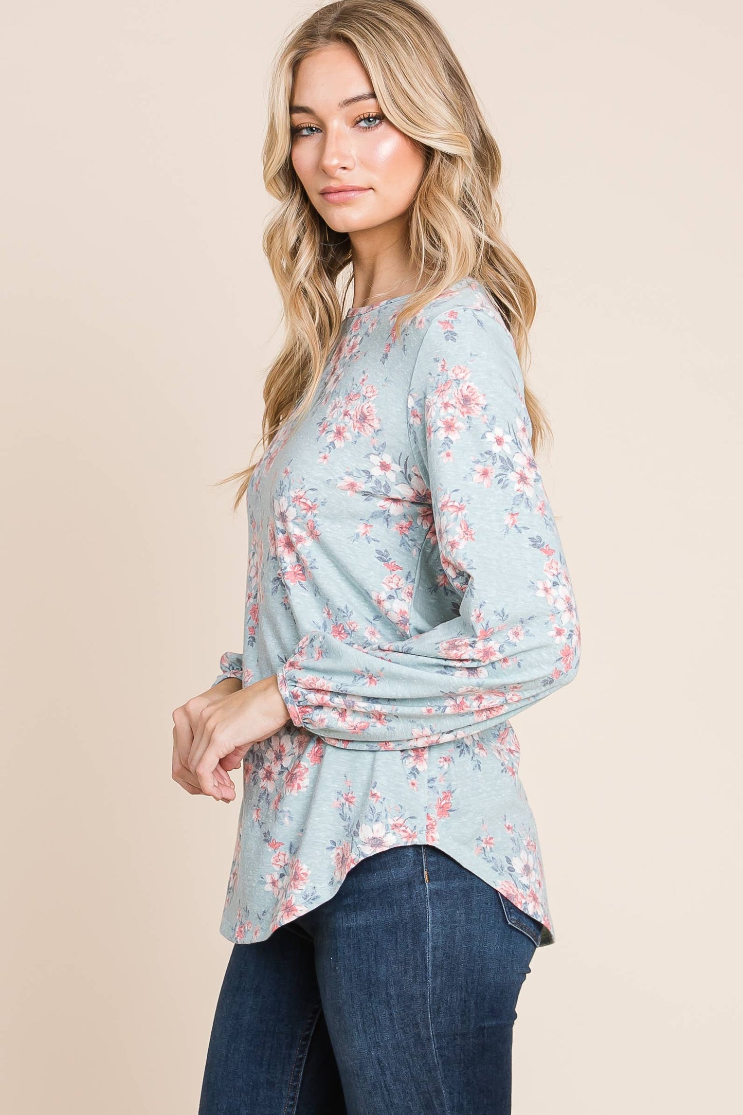 Forget-Me-Not Long Sleeve Top