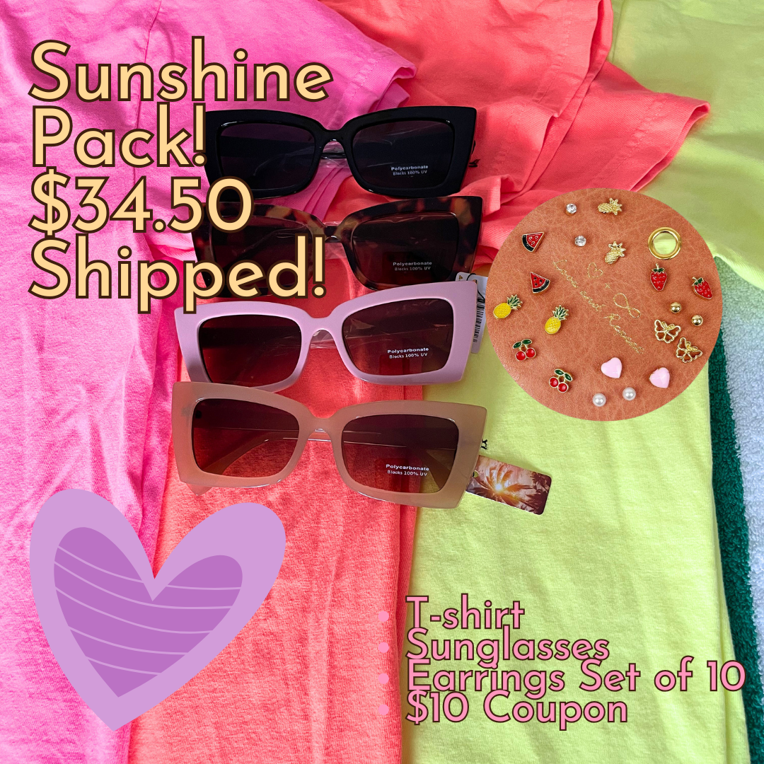 Sunshine Pack!☀️50% Off Style Bundle!