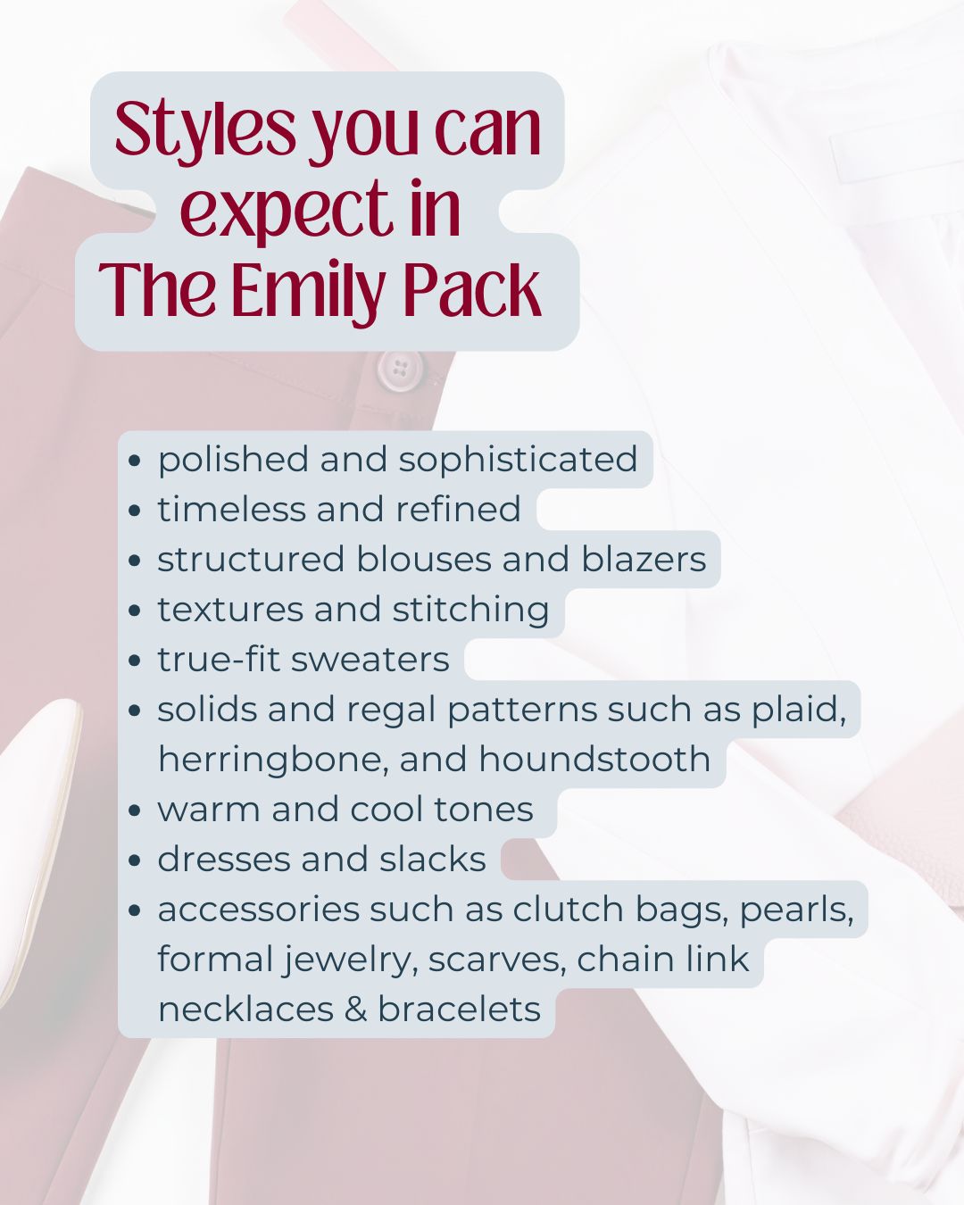 The “Emily” Pack