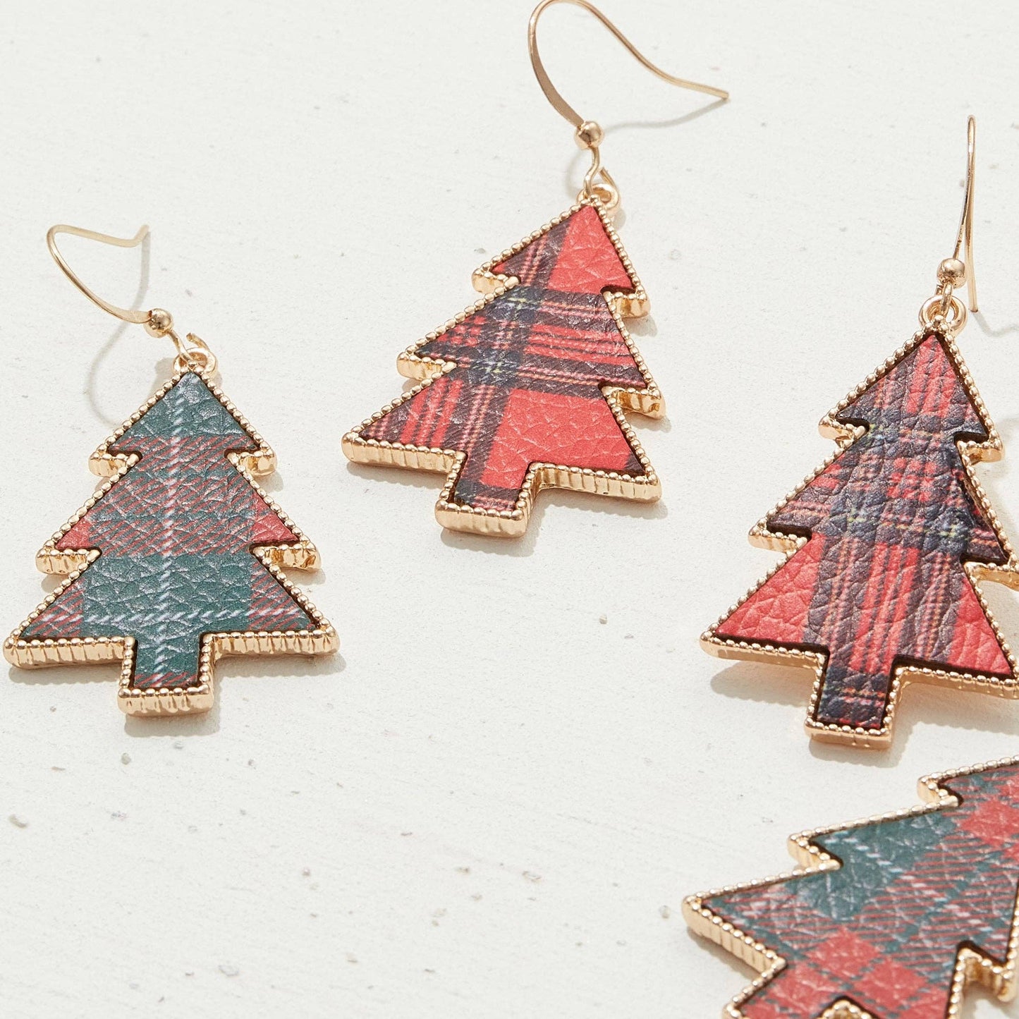 Christmas Tree Dangle Earrings