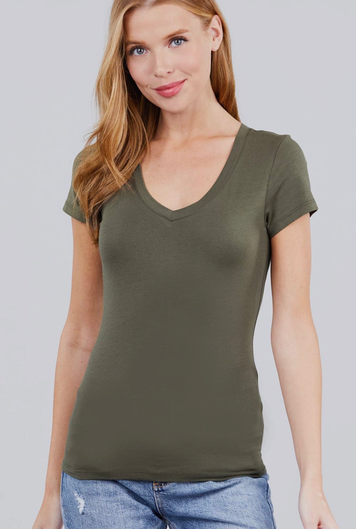 Slim Fit V-Neck, 2 Colors