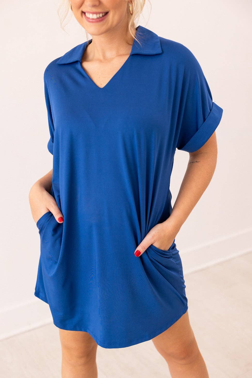 Seaside Dress, Royal Blue (S-2XL)