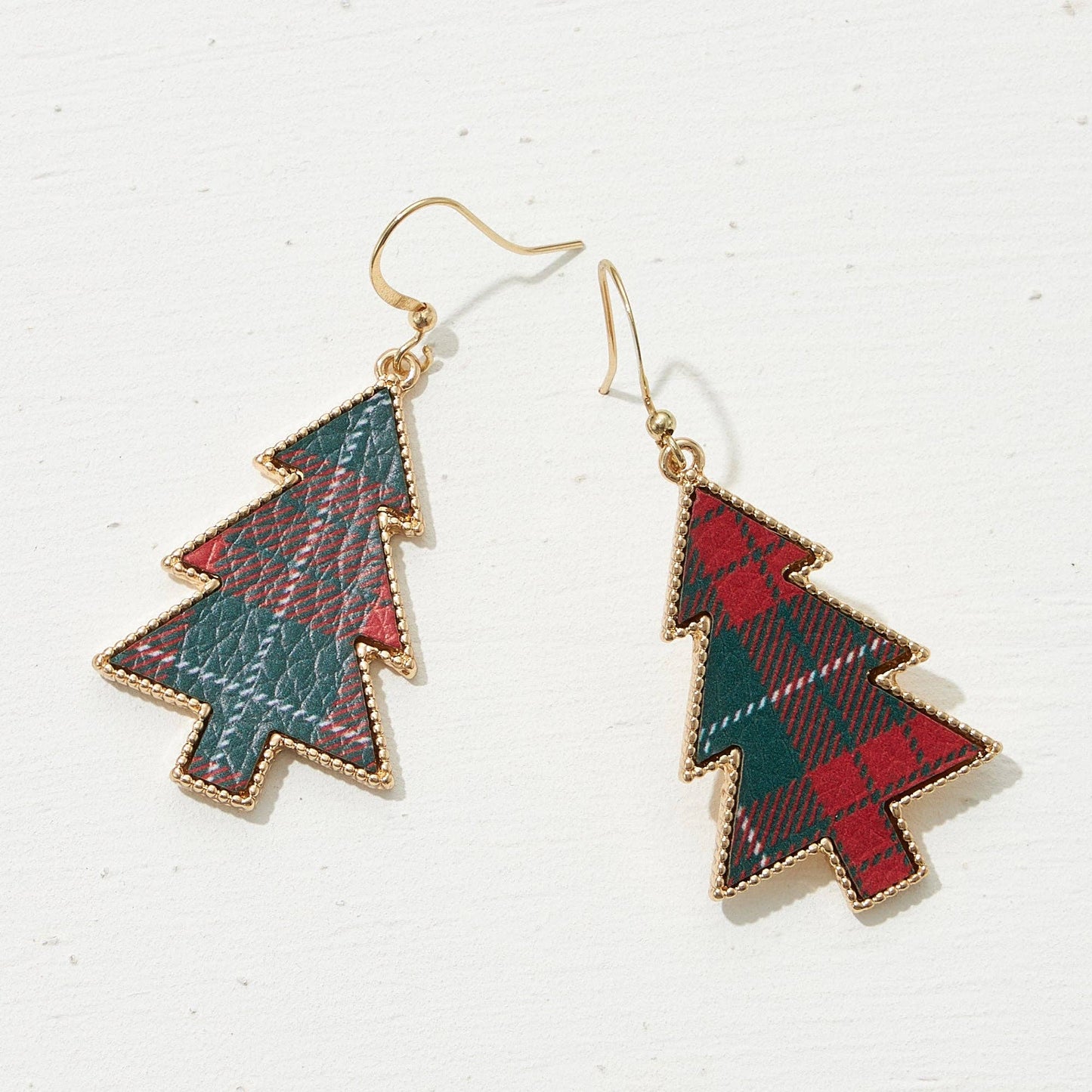 Christmas Tree Dangle Earrings