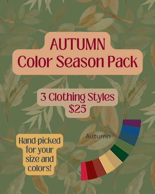 Autumn Color Season Wardrobe Pack