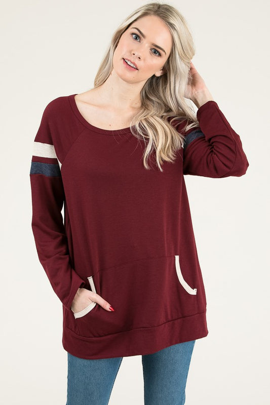 Maroon Pullover