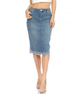 Load image into Gallery viewer, Sweetheart Denim Skirt

