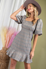 Load image into Gallery viewer, Posh Plaid Dress
