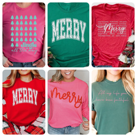 *Pre-Order* Christmas Tops