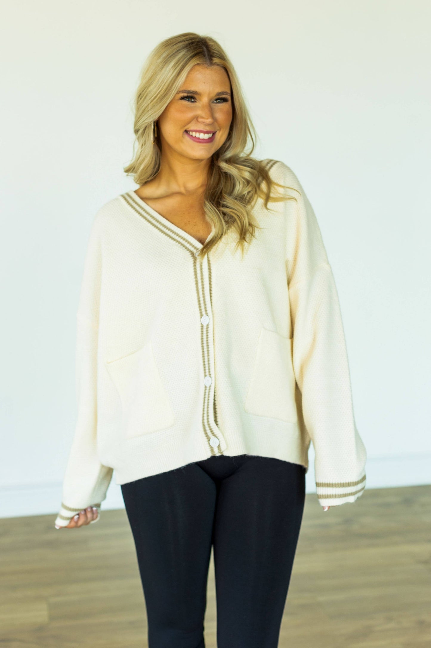 Go-To Cardi, Ivory