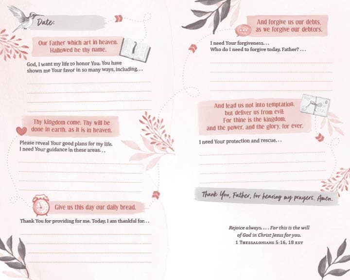 Journal "The Prayer Map: When You Don't Know What to Pray"