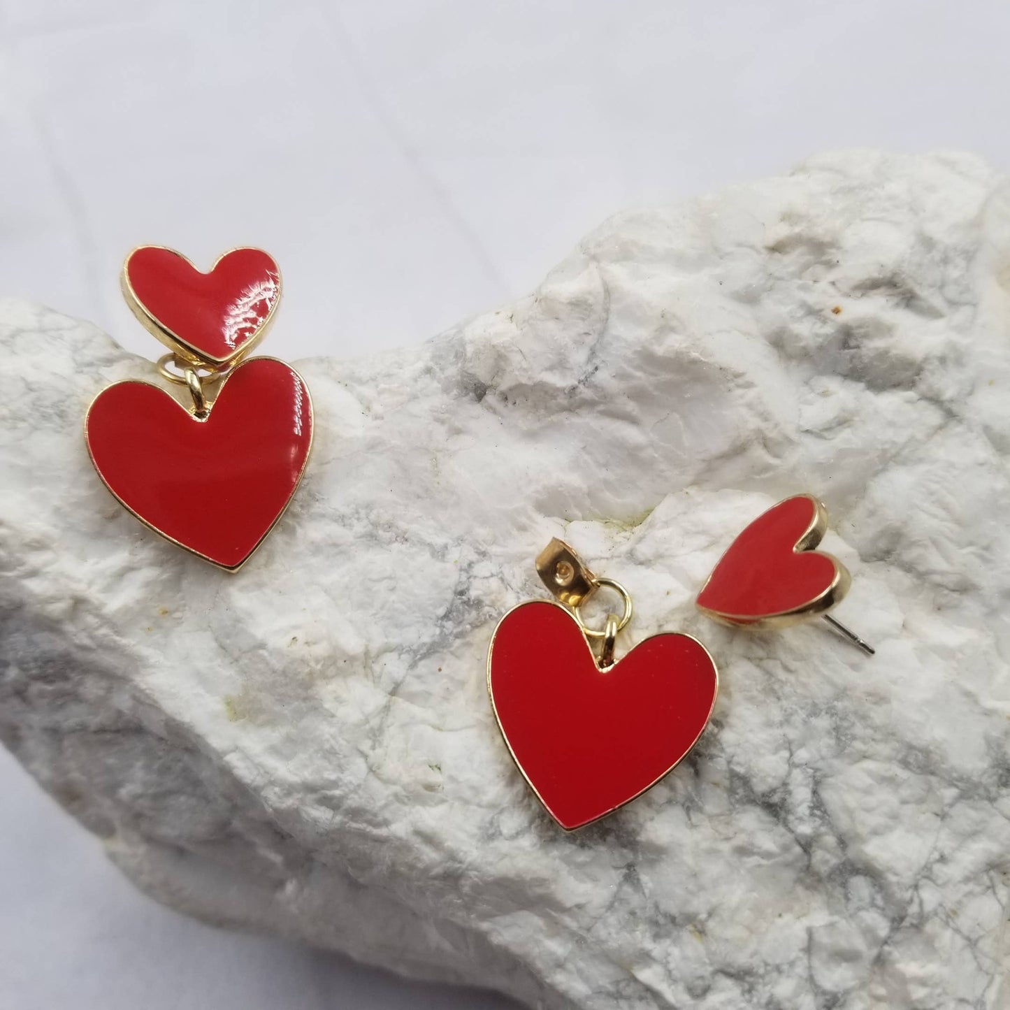 Sweetheart Convertible Earrings