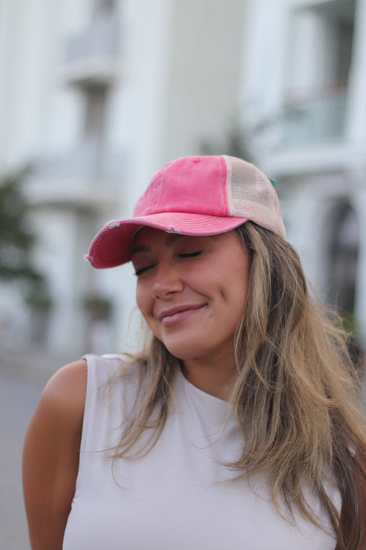 Summer Coral Hat